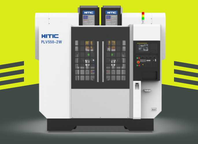 Вертикально-фрезерный двухшпиндельный обрабатывающий центр HITIC PLV, PLT